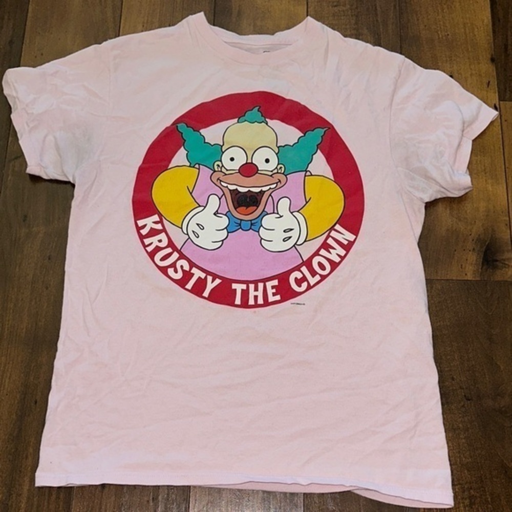 Krusty the Clown Pink Men’s T-Shirt  PM3